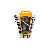 GearWrench 9416 16 Pc. 72-Tooth 12 Point Ratcheting Combination Metric Wrench Set - 5