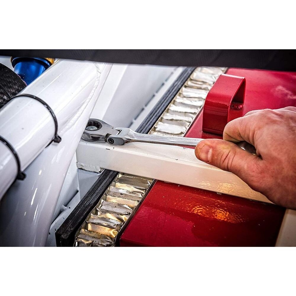 GearWrench 9912D 12mm Flex Head Combination Ratcheting Wrench - 7