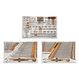 GearWrench GSXMTSKITA 1/4" 3/8" and 1/2" Drive 120XP Mechanics Tool Set with Premium Foam Trays (132 Piece)