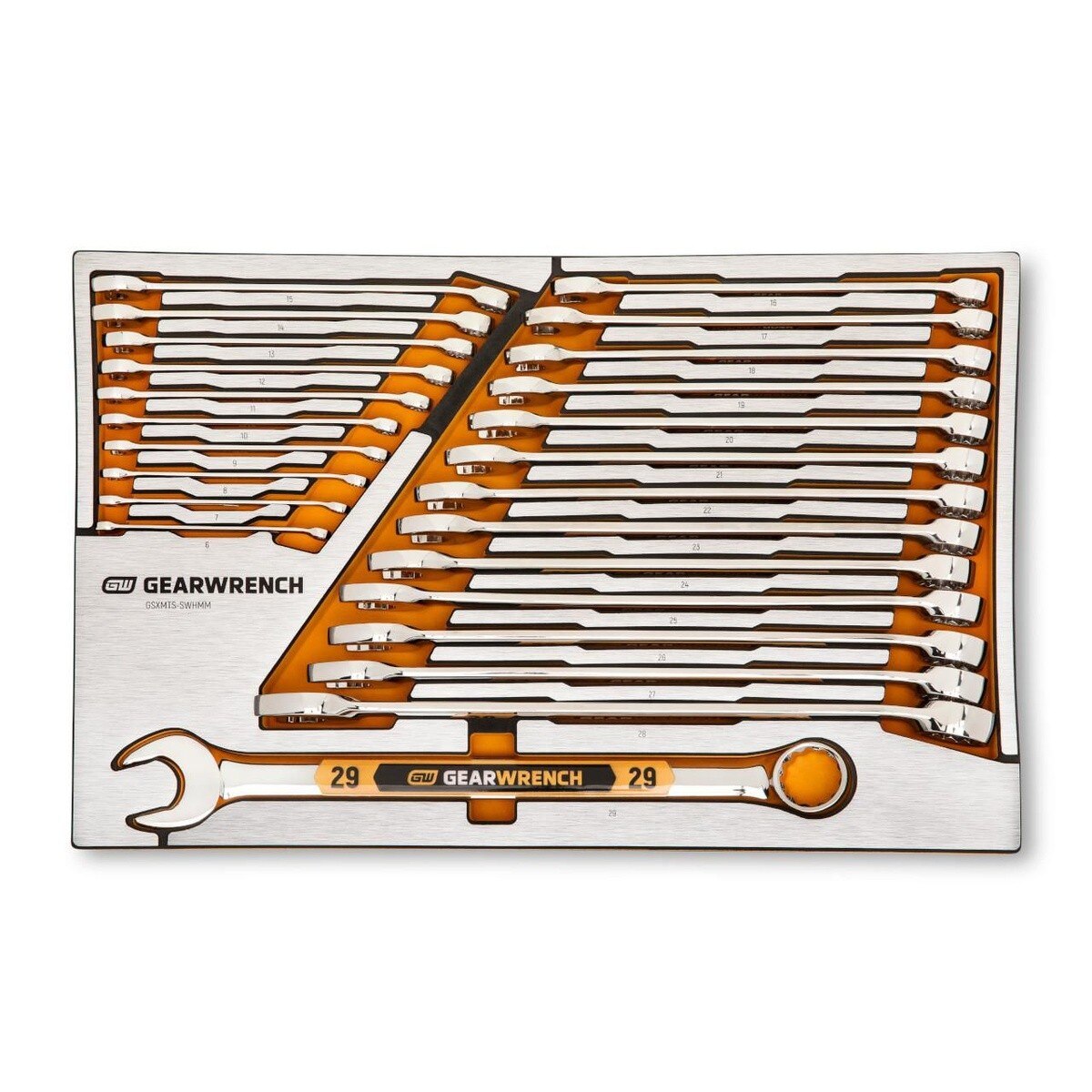 GearWrench GSXMTSKITA 1/4" 3/8" and 1/2" Drive 120XP Mechanics Tool Set with Premium Foam Trays (132 Piece) - 4