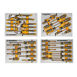 GearWrench GSXMTSKITB Premium Pliers and Screwdrivers Set with Foam Storage Trays (33 Piece)