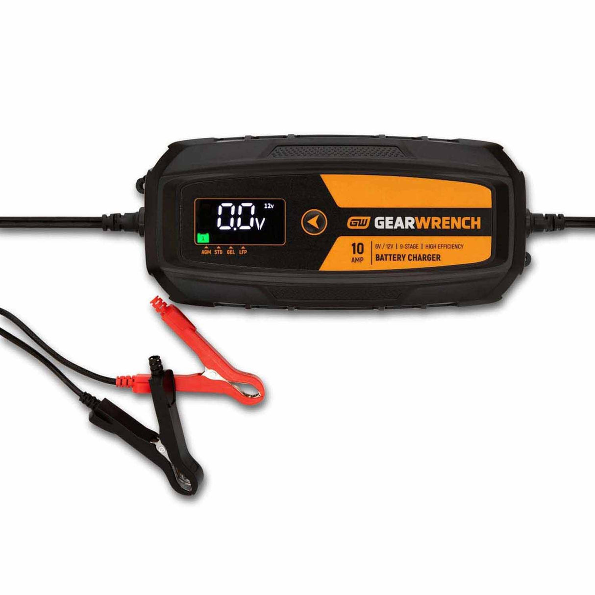 GearWrench GWBC100 10A 6V/12V Battery Charger and Maintainer - 2