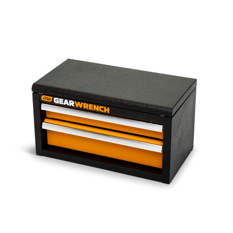 GearWrench GWBXMINIS 11 in. 2 Drawer Steel Mini Toolbox with Patent-Pending Hang Hook