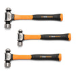 GearWrench GWH3PCBP Ball Pein Hammer Set with Fiberglass Handles 16 oz 24 oz 32 oz (3 Piece Set)