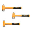 GearWrench GWH3PCDBBP Dead Blow Ball Pein Hammer Set with Steel Shot Core (3 Piece Set)