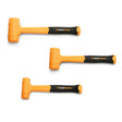 GearWrench GWH3PCDB Dead Blow Hammer Set with Steel Shot Core and Polyurethane Coating (3 Piece Set)