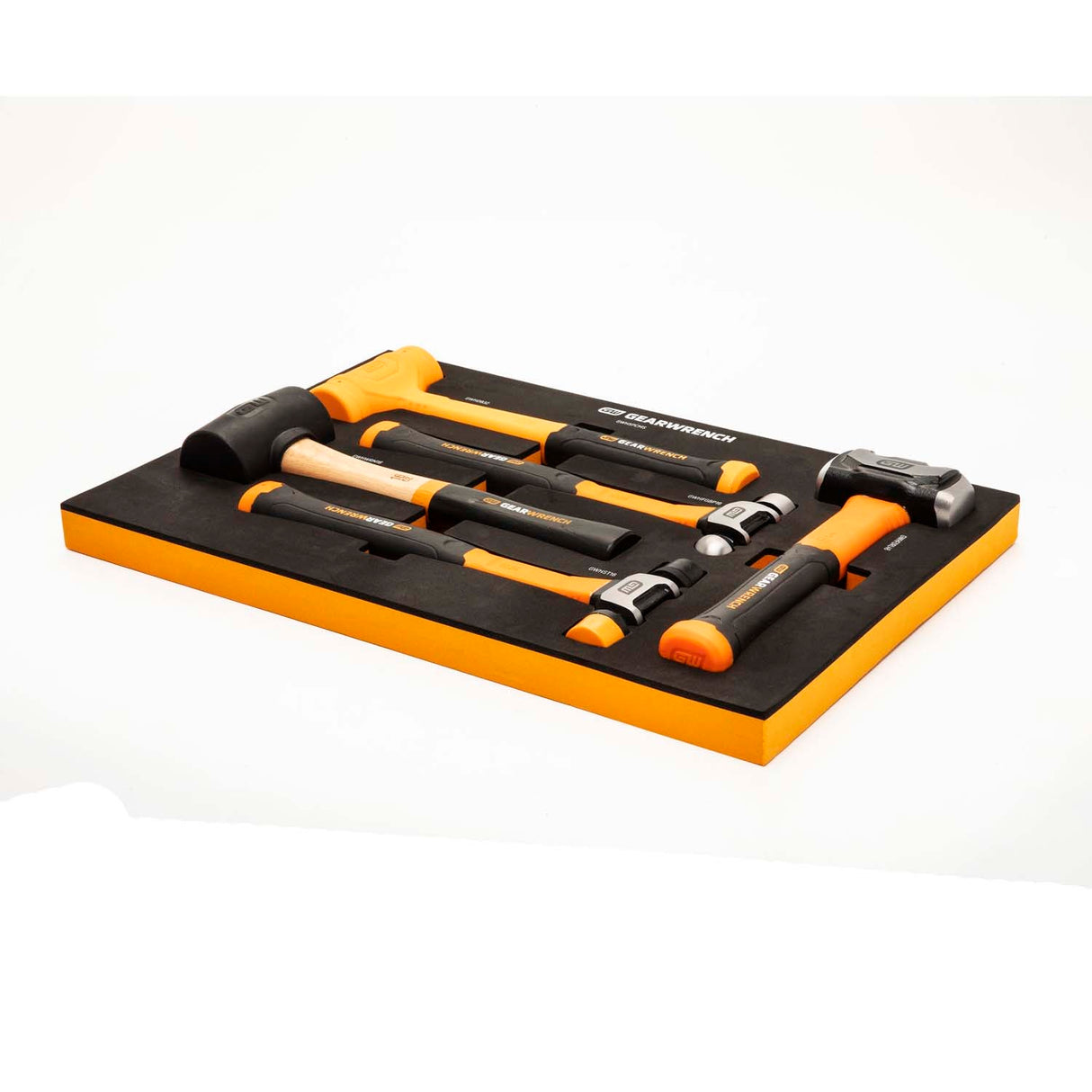 GearWrench GWH5PCMS Mixed Hammer Set in Foam Storage Tray (5 Piece)