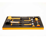 GearWrench GWH5PCMS Mixed Hammer Set in Foam Storage Tray (5 Piece) - 3