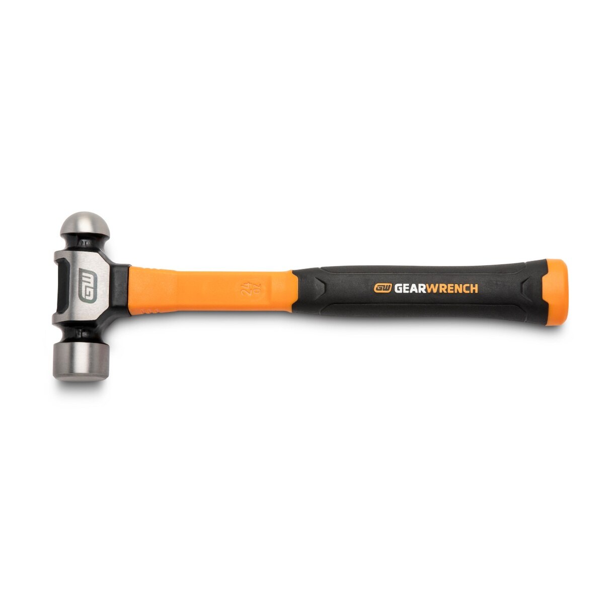 GearWrench GWHFGBP24 24 oz Ball Pein Hammer with Fiberglass Handle