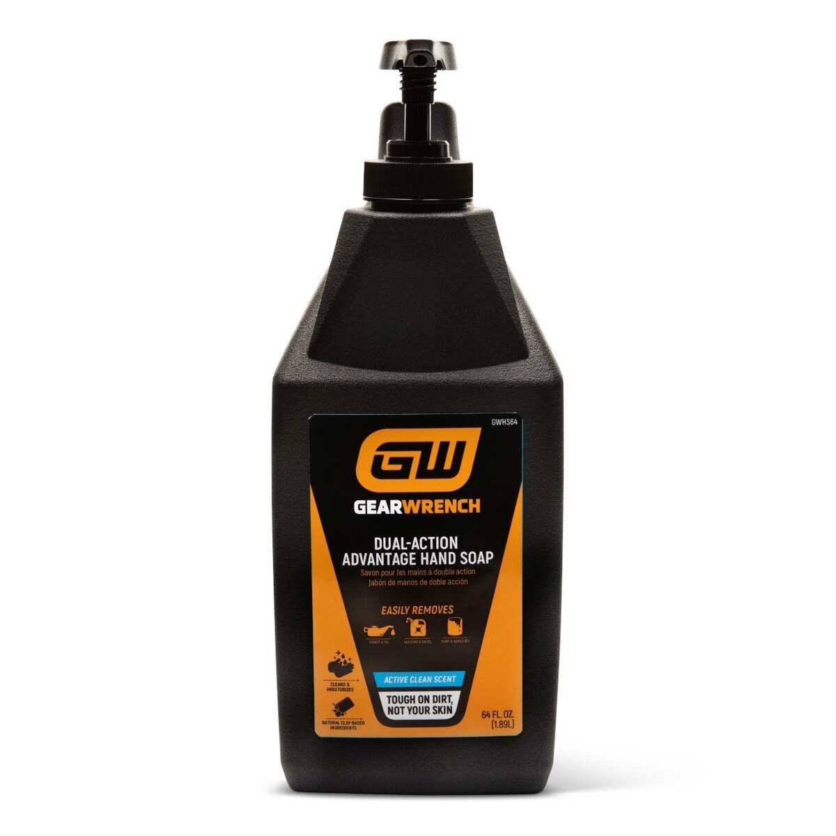GearWrench GWHS64 Heavy Duty Pumice Hand Soap with Citrus Scent (64 oz)