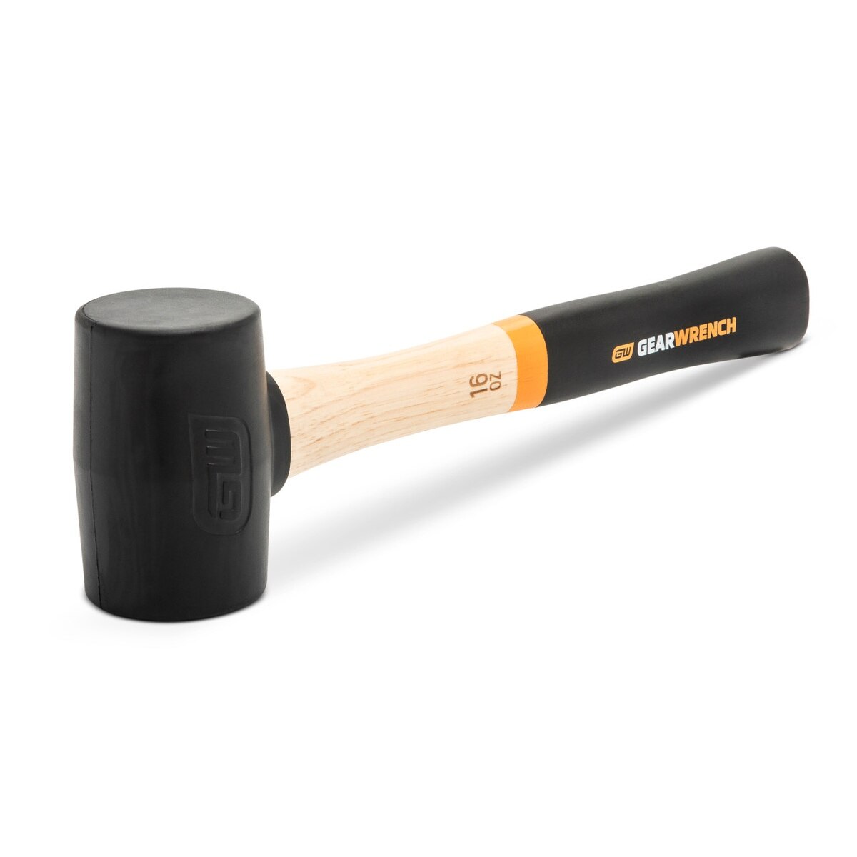 GearWrench GWHWRM16 16 oz Non-Marring Rubber Mallet with Hickory Handle 13" Length - 5