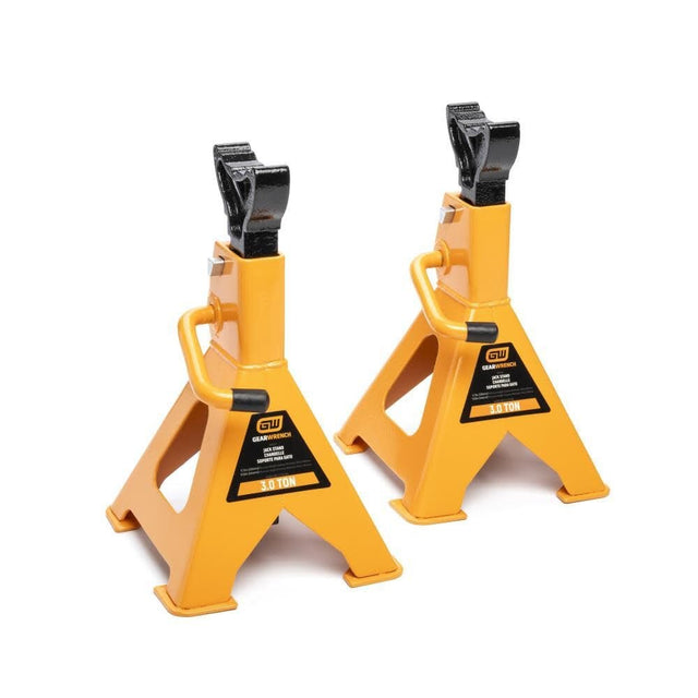 GearWrench GWJS3T 3 Ton Ratcheting Jack Stand - 2 Per Pack