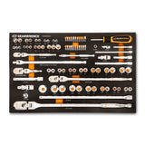 GearWrench GWMS120CBMTS 120XP 1/4 in 3/8 in 1/2 in Drive Mechanics Tool Set in Foam Tray (89 Piece) - 4