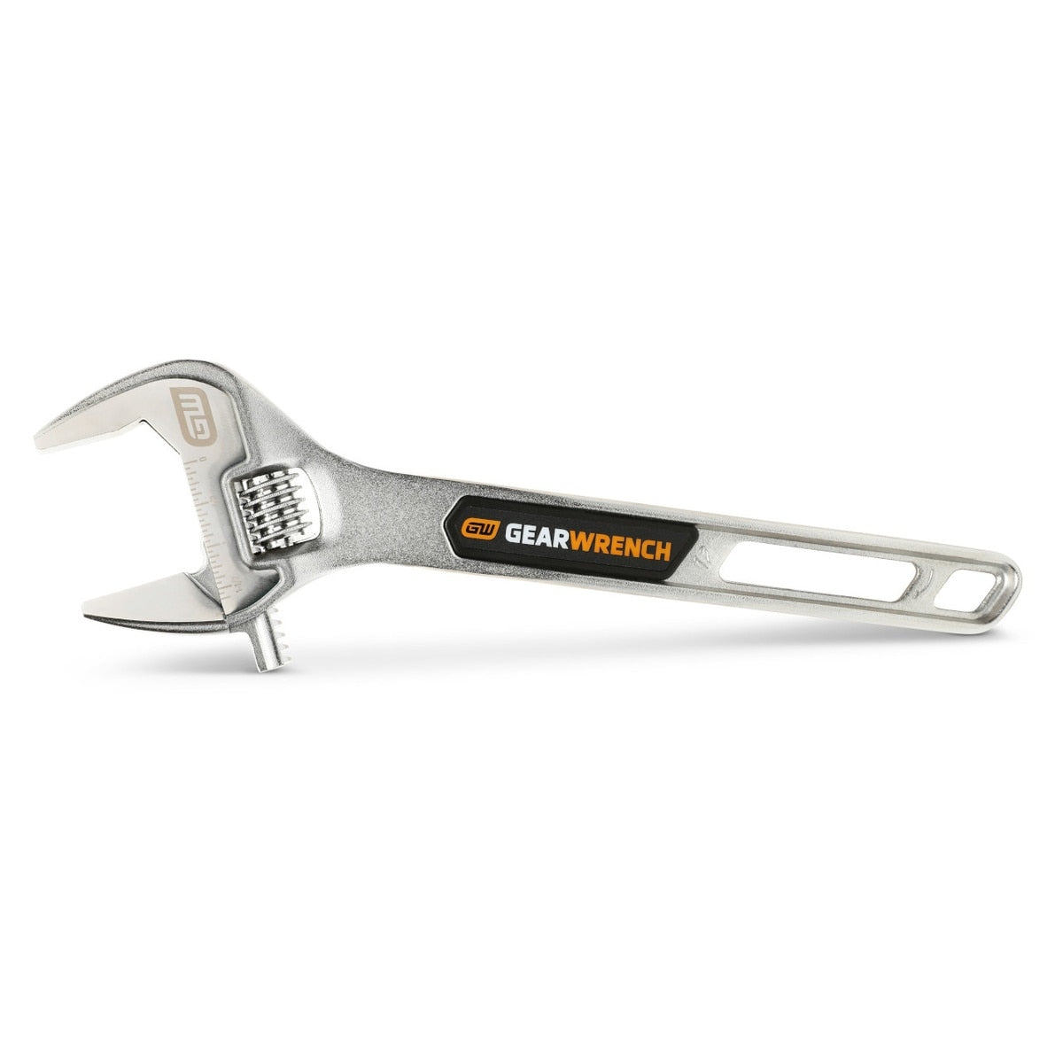 GearWrench GWMSAJW01 6" to 12" Chrome Adjustable Wrench Set with EVA Foam Storage Tray (4 Piece) - 4