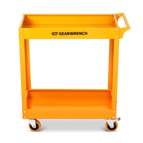 GearWrench GWMSC 36" 2 Shelf Steel Automotive Utility Cart with Locking Casters