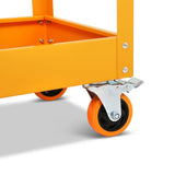 GearWrench GWMSC 36" 2 Shelf Steel Automotive Utility Cart with Locking Casters - 5