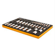 GearWrench GWMSSKTHSAE Hi-Viz 6 Point SAE Chrome Socket Set with Foam Storage Tray (63 Piece)