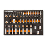 GearWrench GWMSSKTHSAE Hi-Viz 6 Point SAE Chrome Socket Set with Foam Storage Tray (63 Piece) - 4