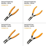 GearWrench GWMSSRP01 Fixed Joint Internal External Snap Ring Pliers Set with Foam Storage Tray (8 Piece) - 7