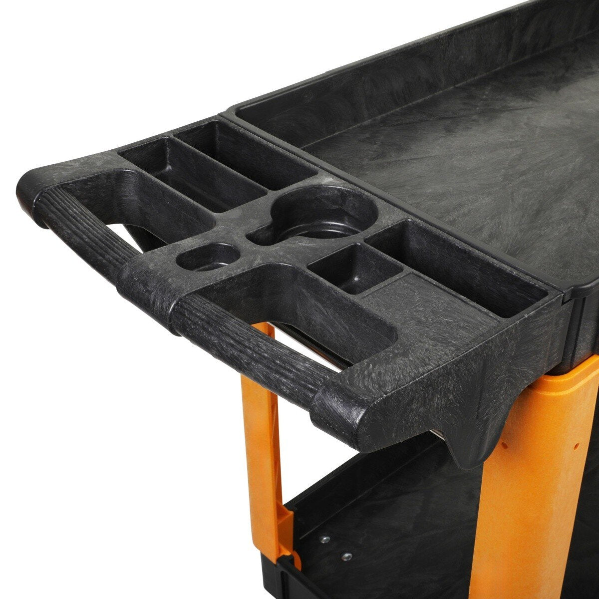 GearWrench GWPSCS 40" 2-Shelf Heavy Duty Utility Cart with Locking Casters - 4