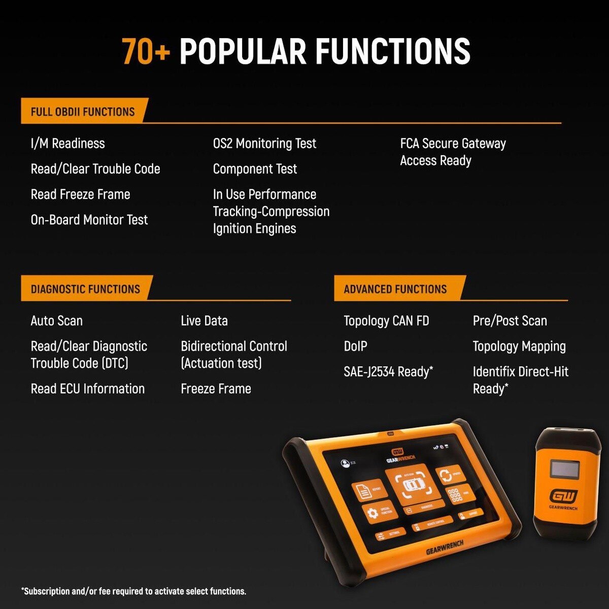 GearWrench GWSMART10 10 " Pro Command Wireless Bi-Directional Diagnostic Tablet with Rapid-Charge Dock - 2