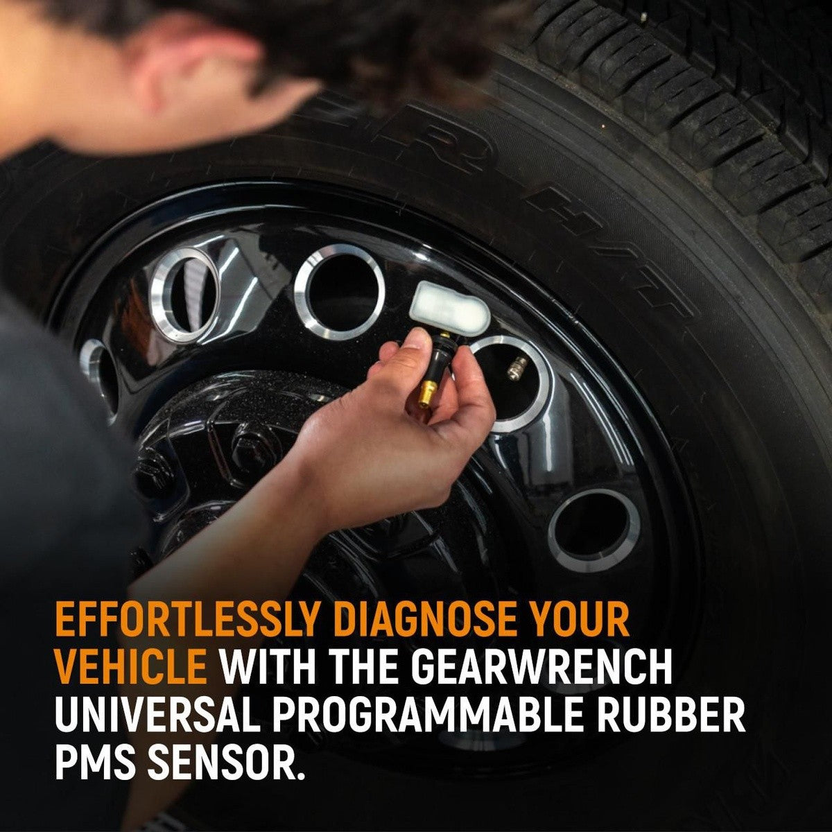 GearWrench GWTPMSR Universal Programmable Rubber TPMS Sensor Dual Frequency 315 MHz and 433 MHz - 2