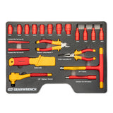 GearWrench GWVDE39 VDE Insulated Tool Set Rated 1000V with Blow Mold Case (39 Piece Set) - 3