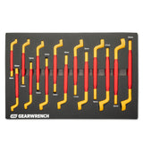 GearWrench GWVDE72 VDE Insulated 1/4" and 3/8" Drive Tool Set for Electrical Work (72 Piece Set) - 5