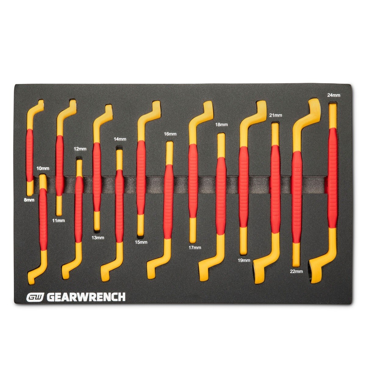 GearWrench GWVDE72 VDE Insulated 1/4" and 3/8" Drive Tool Set for Electrical Work (72 Piece Set) - 5