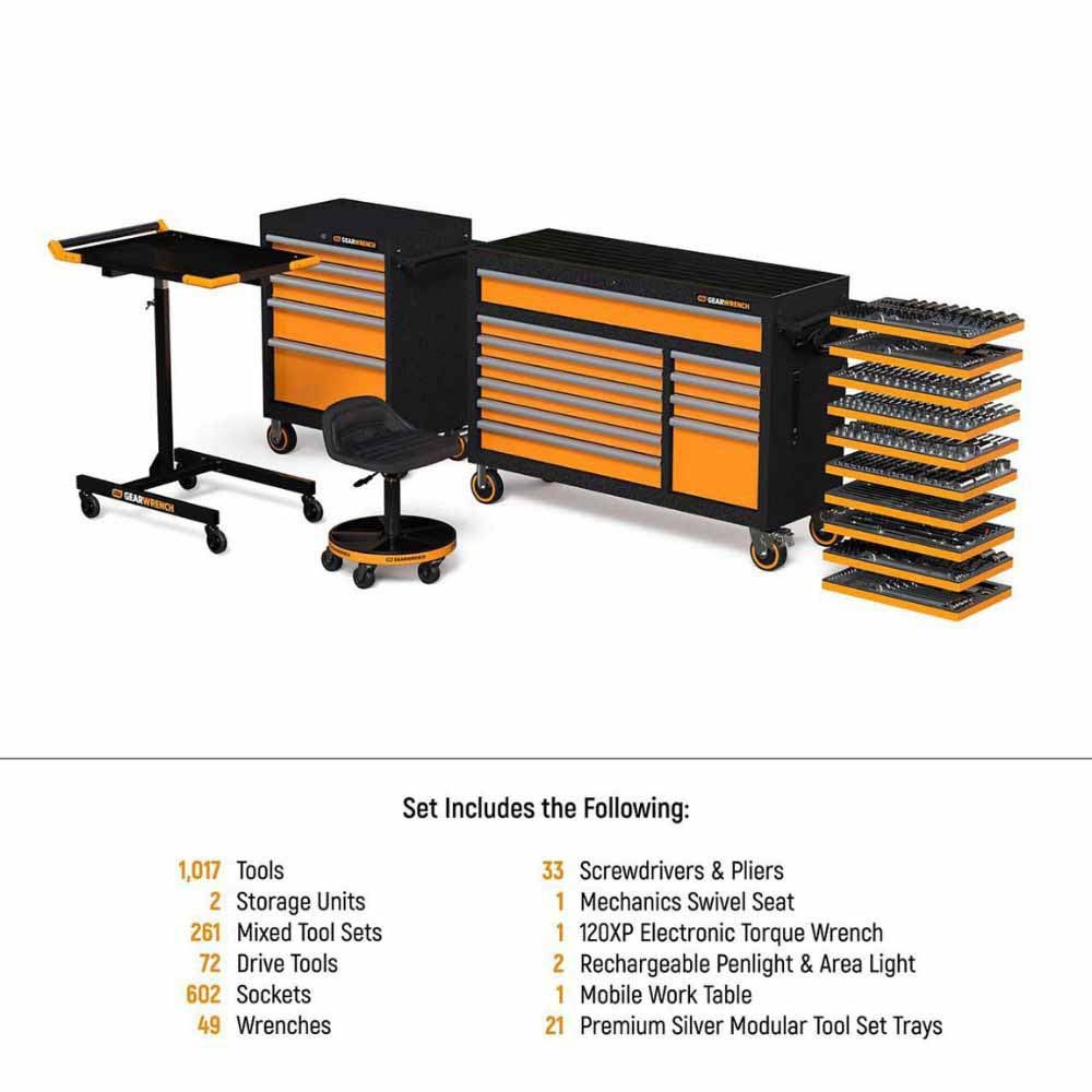 GearWrench MEGAMOD1024 1024-Piece Master Technician Set in Modular Trays with Storage - 5