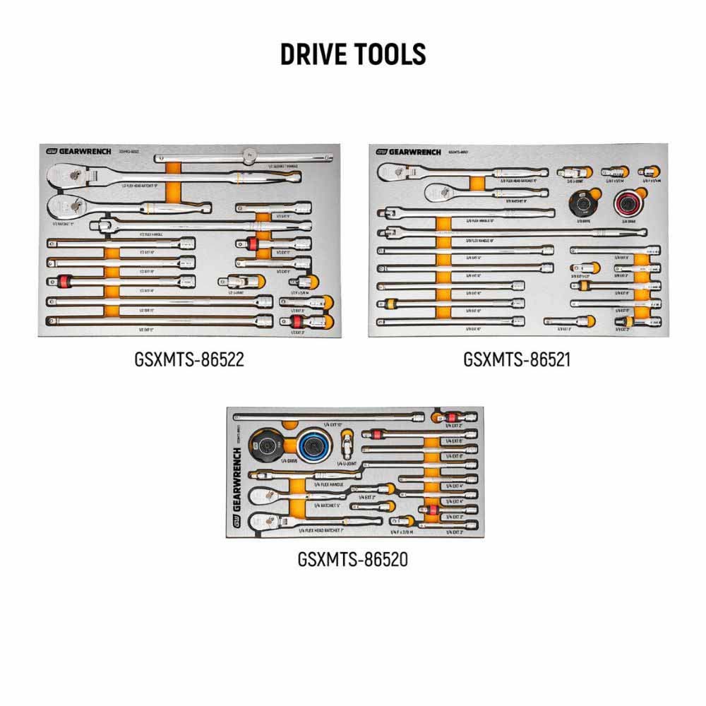 GearWrench MEGAMOD1024 1024-Piece Master Technician Set in Modular Trays with Storage - 9