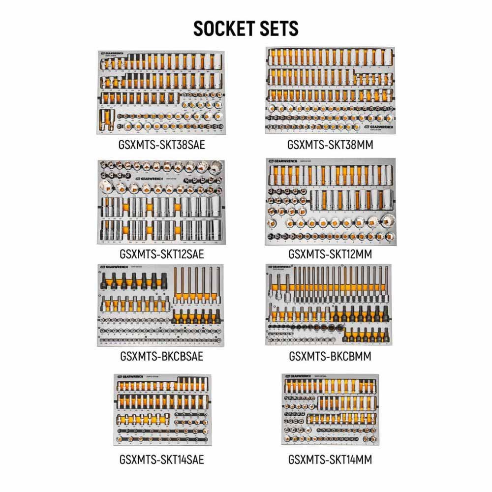 GearWrench MEGAMOD1268 1268-Piece Master Technician Set in Modular Trays with Storage - 9