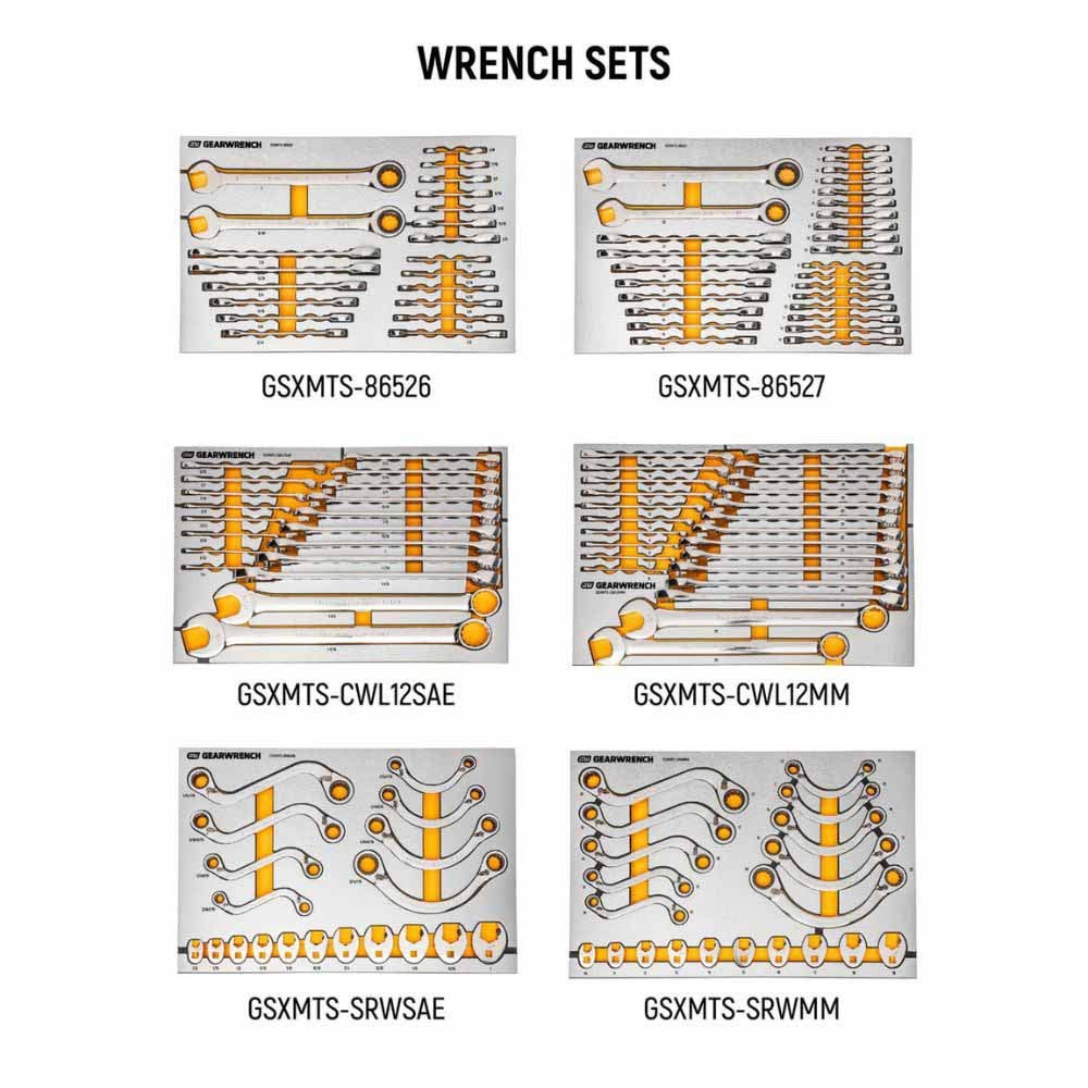 GearWrench MEGAMOD1268 1268-Piece Master Technician Set in Modular Trays with Storage - 10