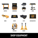 GearWrench MEGAMOD1629 MEGAMOD Mechanics Tool Set with Modular Foam Trays, Storage and Shop Equipment (1629 Piece Set) - 9