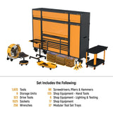 GearWrench MEGAMOD1858 1858 Piece Mechanics Tool Set with Modular Foam Trays Tool Storage and Shop Equipment (1 Set) - 2