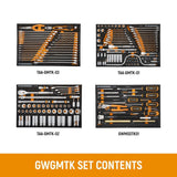 GearWrench MEGAMOD1858 1858 Piece Mechanics Tool Set with Modular Foam Trays Tool Storage and Shop Equipment (1 Set) - 8