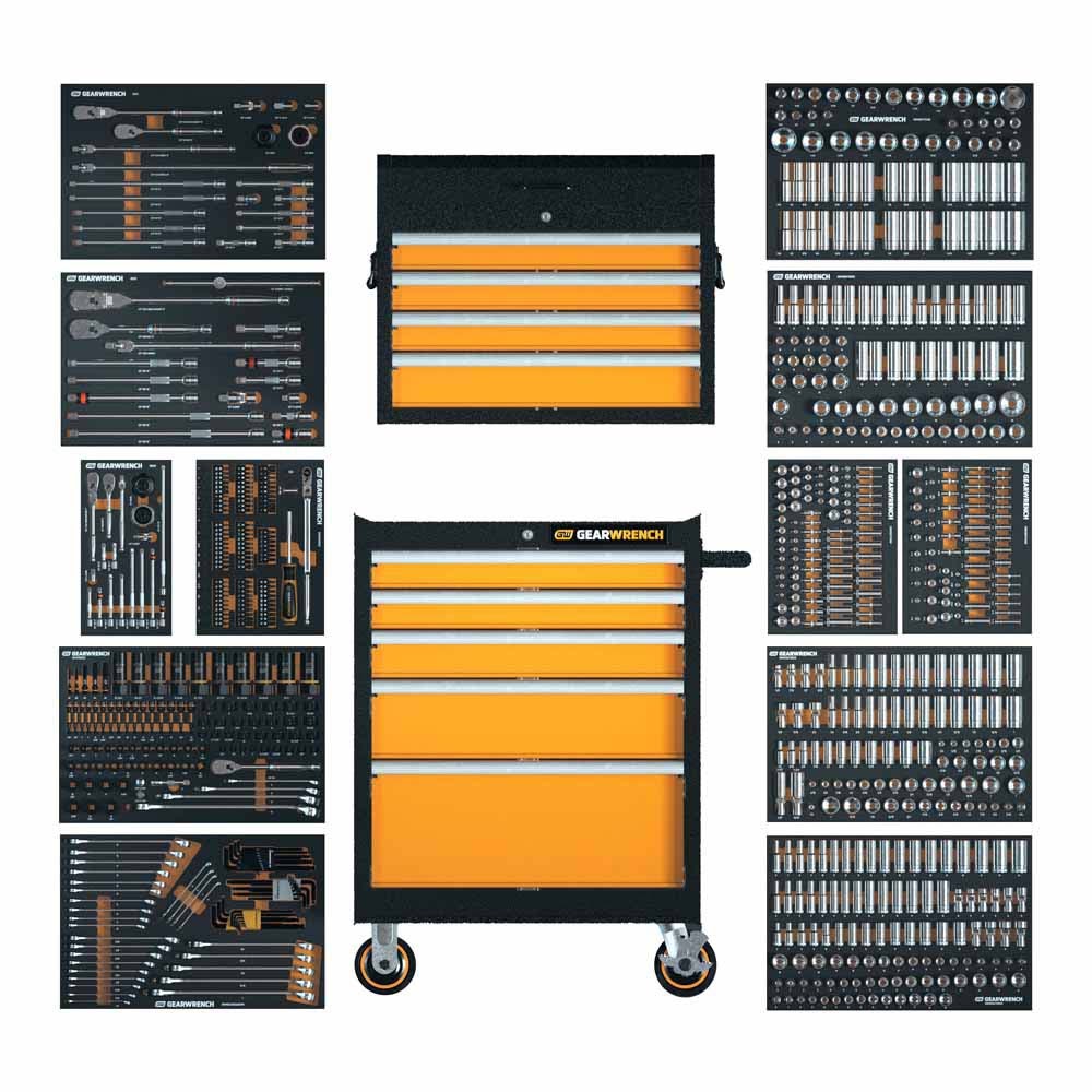 GearWrench MEGAMODPRO 791-Piece Master Technician Set in Modular Trays with Storage - 7