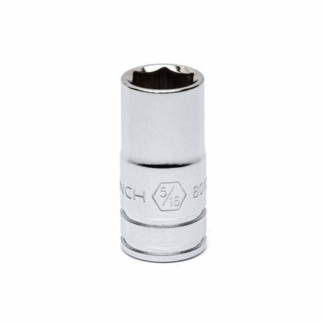 Gearwrench 80109 1/4" Drive 6 Point Standard SAE Socket 5/16"