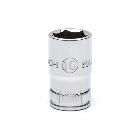 Gearwrench 80132 1/4" Drive 6 Point Standard Metric Socket 10mm