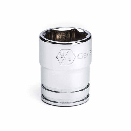 Gearwrench 80355 3/8" Drive 6 Point Standard SAE Socket 9/16"