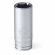 Gearwrench 80401 3/8" Drive 6 Point Deep Metric Socket 19mm