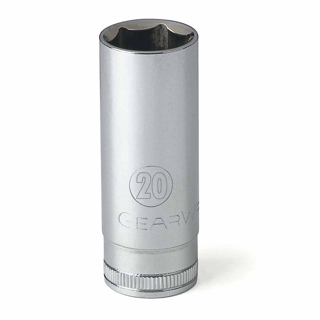 Gearwrench 80406 3/8" Drive 6 Point Deep Metric Socket 20mm