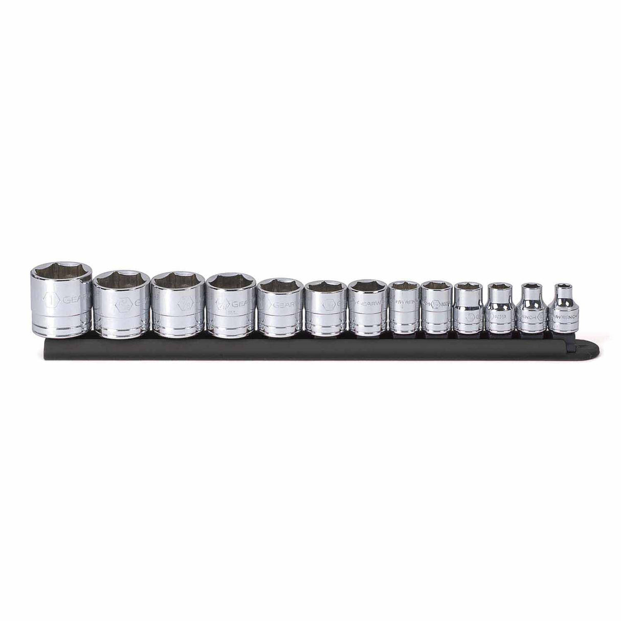 Gearwrench 80553 13 Pc. 3/8" Drive 6 Point Standard SAE Socket Set