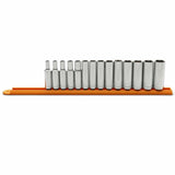 Gearwrench 80554 14 Pc. 3/8" Drive 6 Point Deep Metric Socket Set