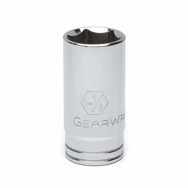 Gearwrench 80676 1/2" Drive 6 Point Deep SAE Socket 1-1/8"