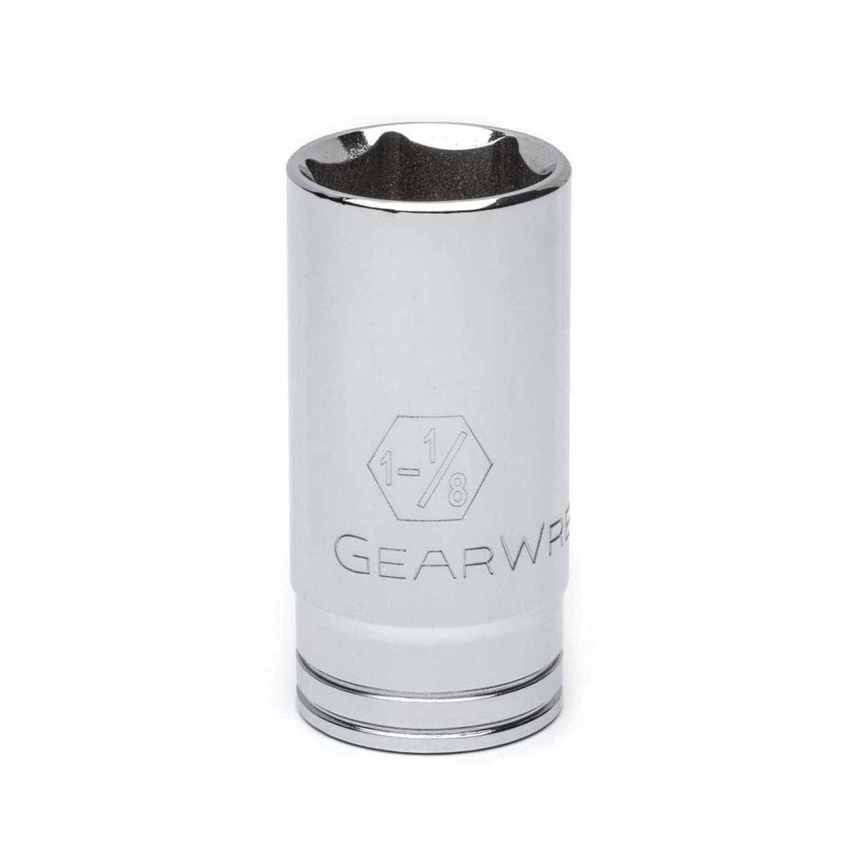 Gearwrench 80676 1/2" Drive 6 Point Deep SAE Socket 1-1/8"