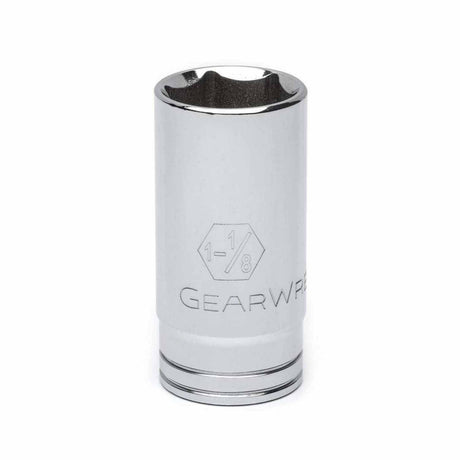 Gearwrench 80676 1/2" Drive 6 Point Deep SAE Socket 1-1/8"