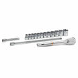 Gearwrench 80706 15 Pc. 1/2" Drive 6 Point Standard SAE Mechanics Tool Set