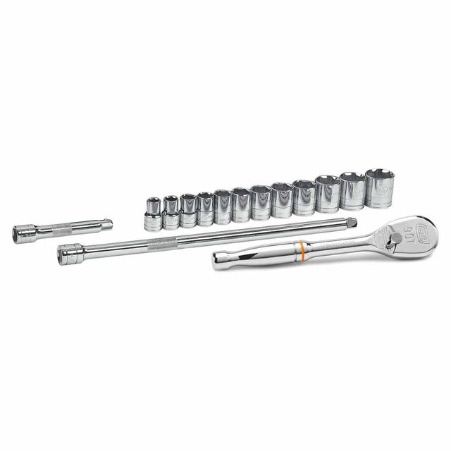 Gearwrench 80706 15 Pc. 1/2" Drive 6 Point Standard SAE Mechanics Tool Set