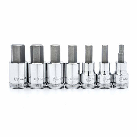 Gearwrench 80720 7 Pc. 1/2" Drive Hex Bit Metric Socket Set